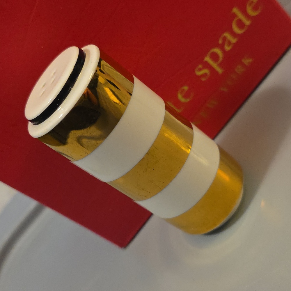 (J64) Kate Spade Dot & Stripes Salt and Pepper Shaker - Picture 3 of 10
